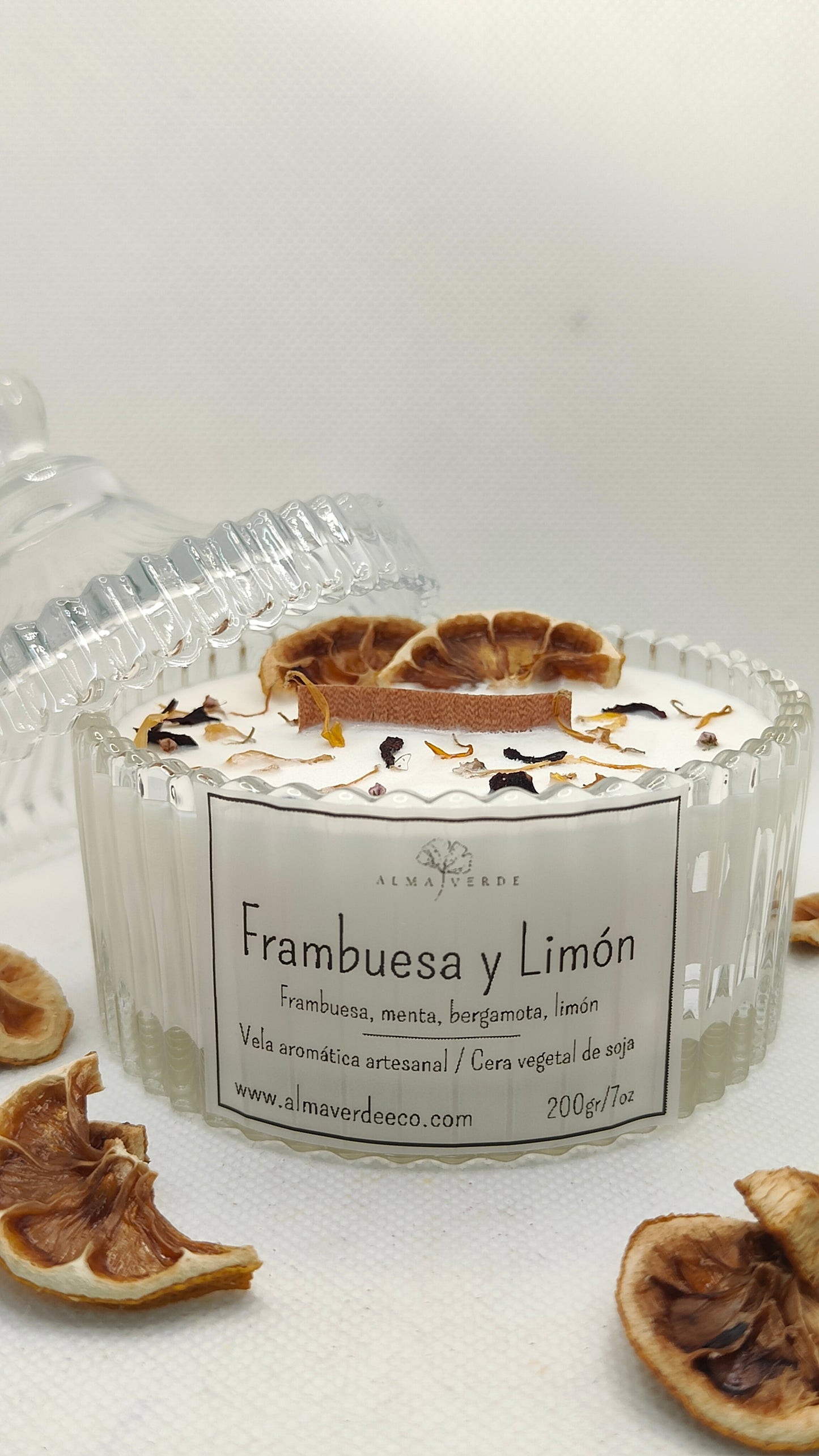 Frambuesa y limón